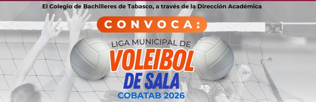 Liga Municipal de Voleibol de Sala COBATAB 2026